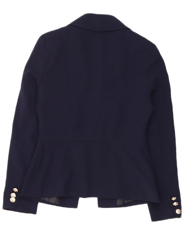 Jachetă blazer deschisă pentru femei Lipsy UK 10, poliester, albastru marin mic