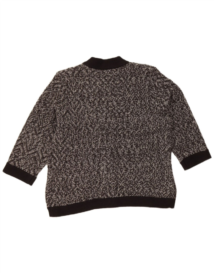 Pulover cardigan pentru femei Marks & Spencer UK 14 mare, negru, pete