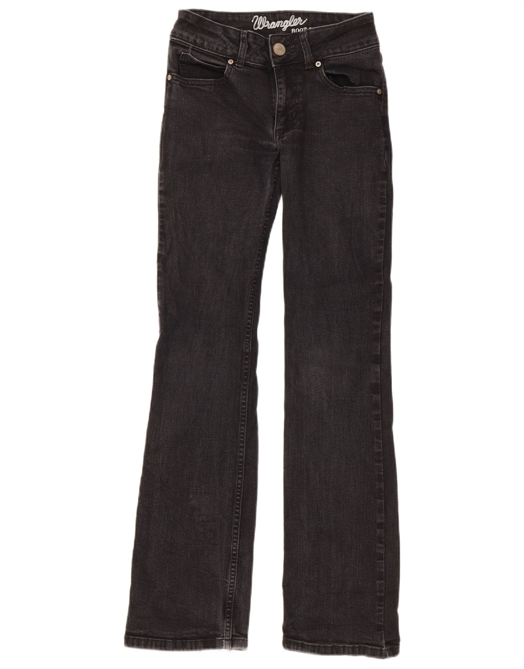 WRANGLER Blugi Bootcut pentru femei US 0 XS W26 L32 Bumbac negru