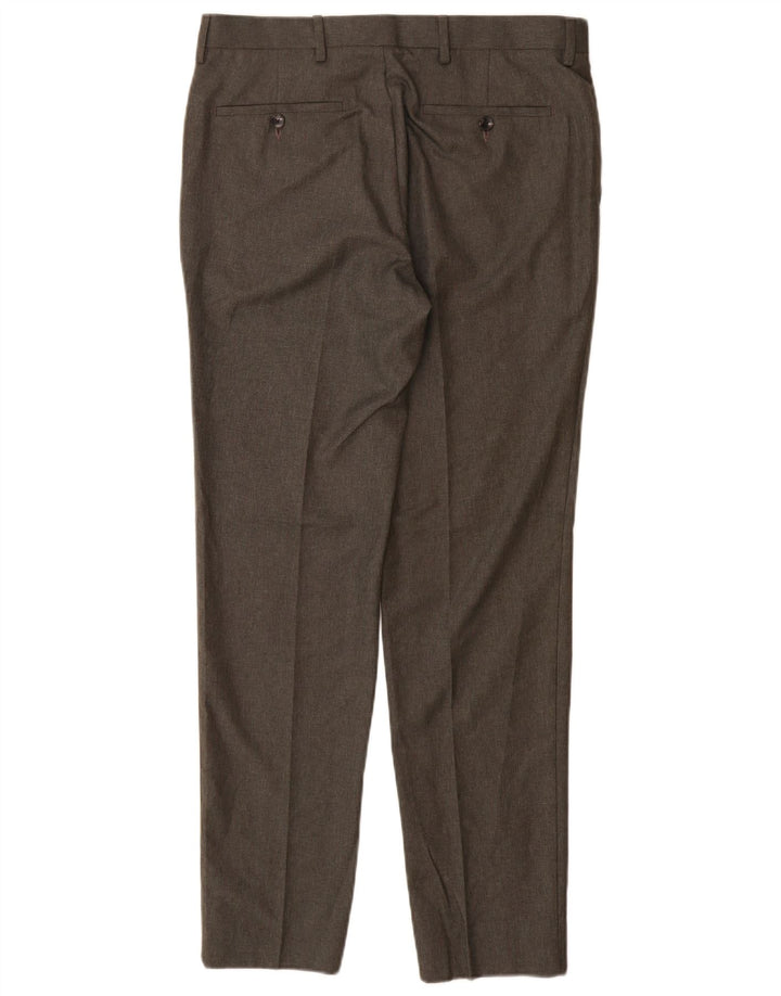 Marks & Spencer Pantaloni skinny casual pentru bărbați W32 L31 poliester gri