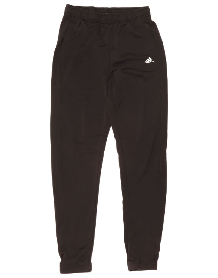 Pantaloni de trening Adidas baieti 14-15 ani poliester negru