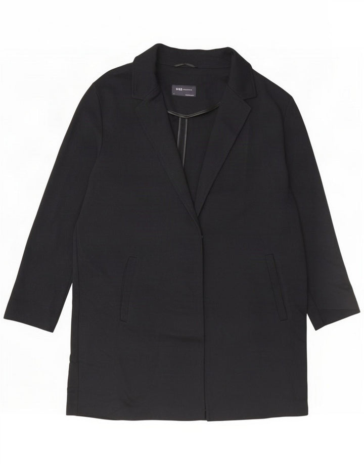 Marks & Spencer Palton pentru femei UK 14 Large Black Polyester