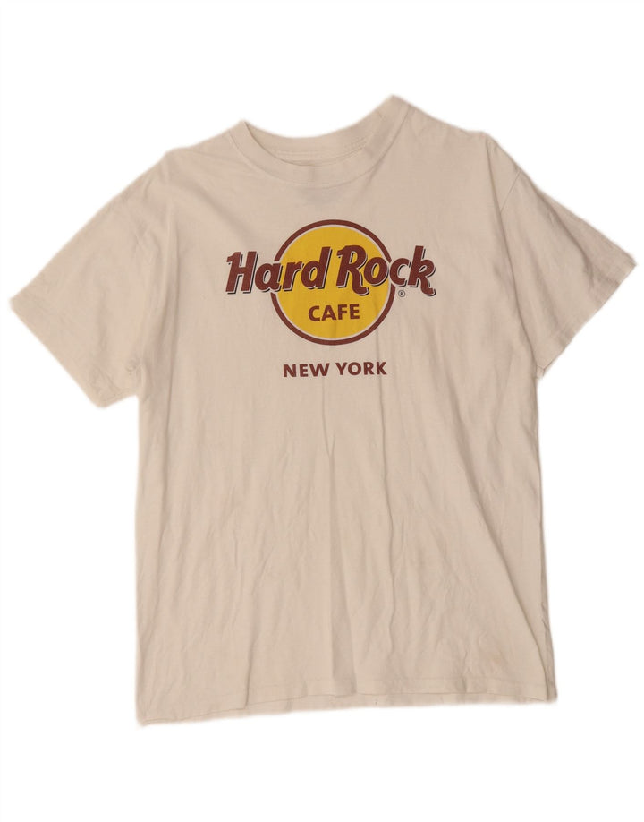 HARD ROCK CAFE Tricou grafic pentru femei Top UK 14 Bumbac alb mediu