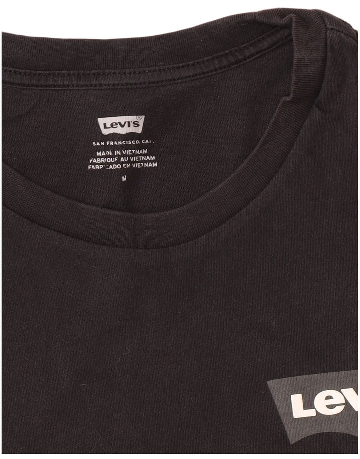 Tricou pentru bărbați Levi's Top Mediu Negru