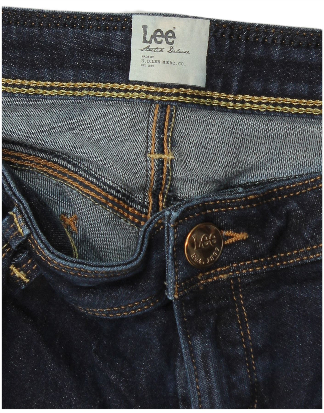 Blugi skinny pentru femei Lee W28 L30 bleumarin