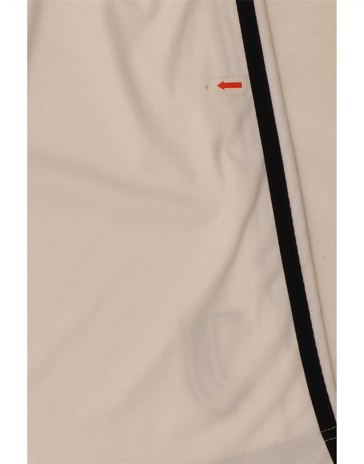 Pantaloni scurți sport pentru bărbați Adidas Juventus, poliester alb mediu