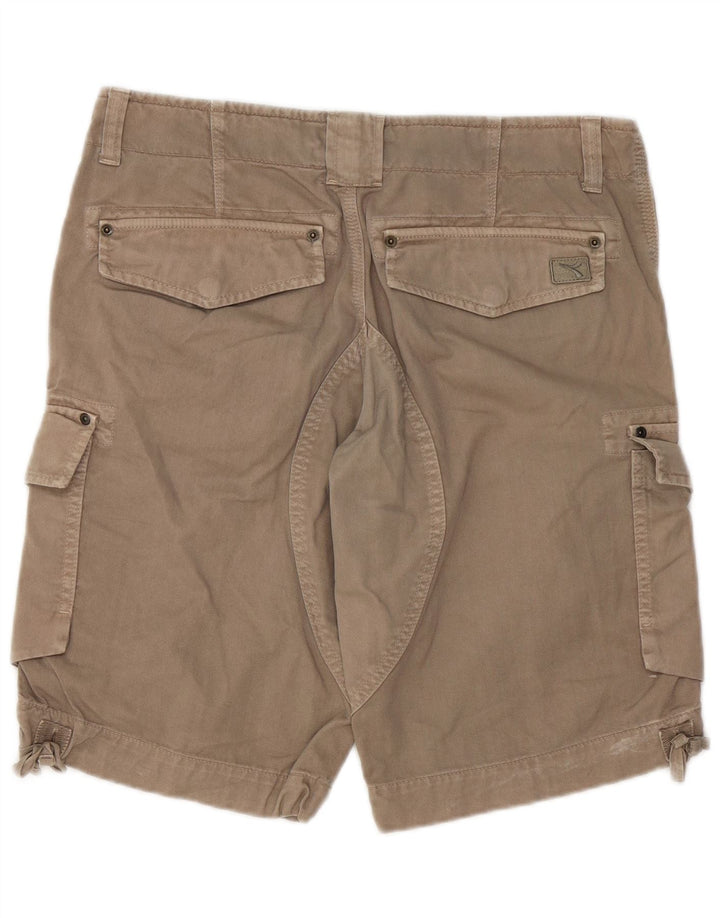 Diadora Mens Cargo Shorts IT 48 Medium W34 Bej Bumbac