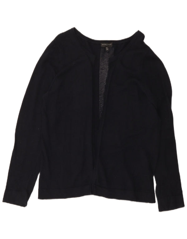 Pulover cardigan deschis pentru femei The White Company UK 14 mare bumbac bleumarin