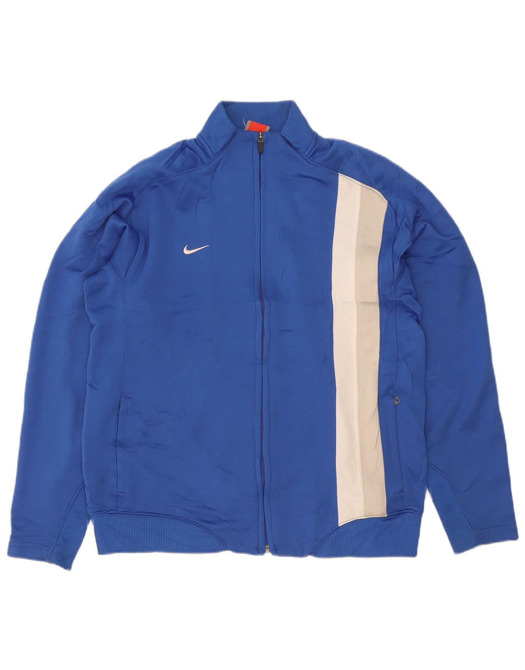 Jachetă de top pentru trening Nike pentru femei UK 18 XL, albastru, poliester color bloc
