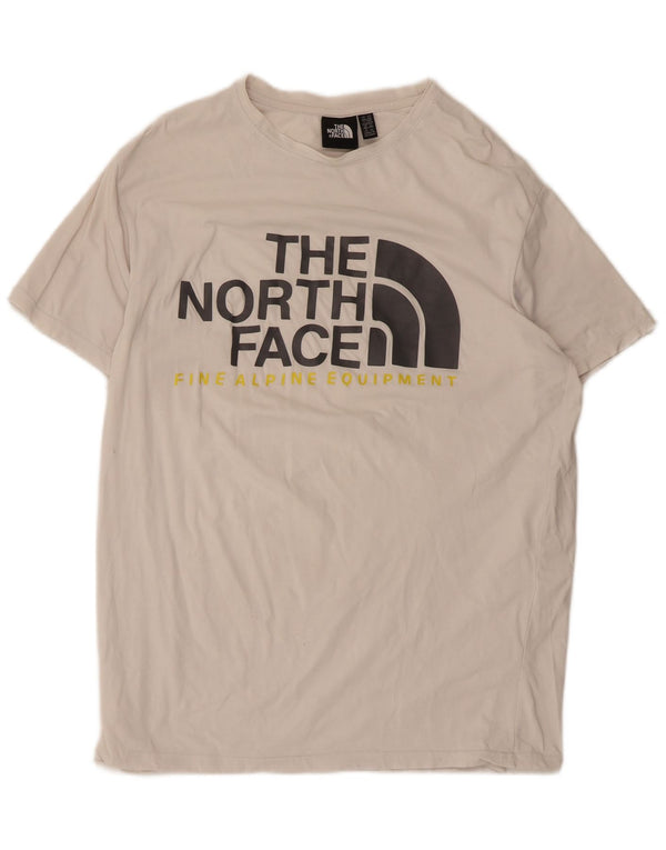 Tricou grafic pentru bărbați The North Face Top 2XL Bumbac alb