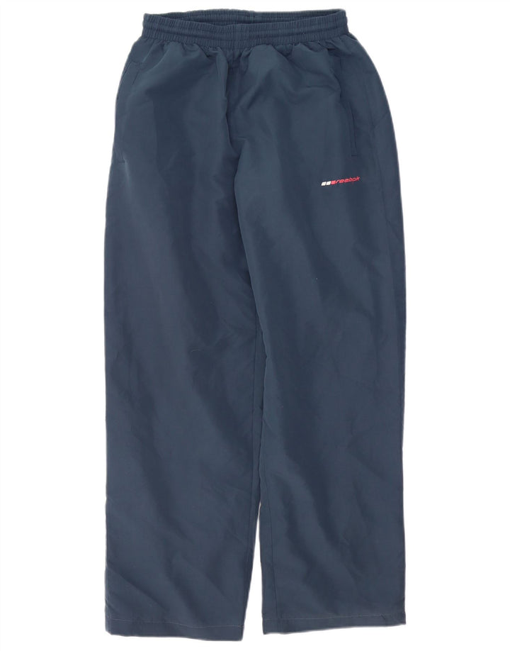Pantaloni de trening Reebok pentru bărbați, poliester, albastru mic