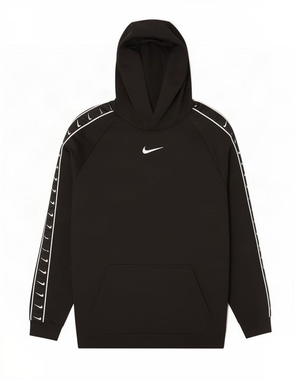Pulover Nike pentru băieți cu glugă grafic 13-14 ani XL poliester negru