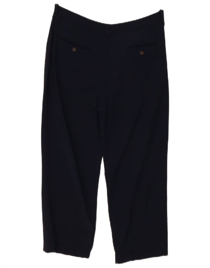 Max Mara Pantaloni Capri Femei L30 L23 Bleumarin
