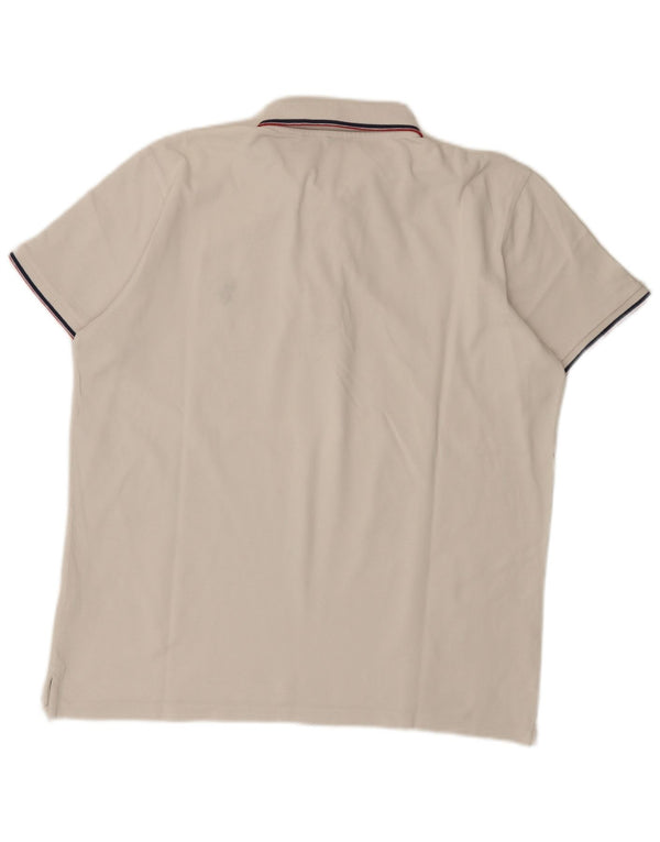 U.S. Polo Assn. Tricou polo pentru bărbați, bumbac alb XL