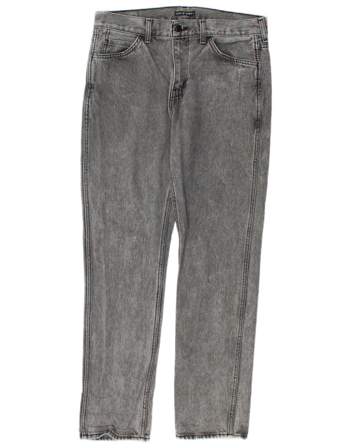 Blugi slim pentru bărbați Levi's W33 L32 bumbac gri