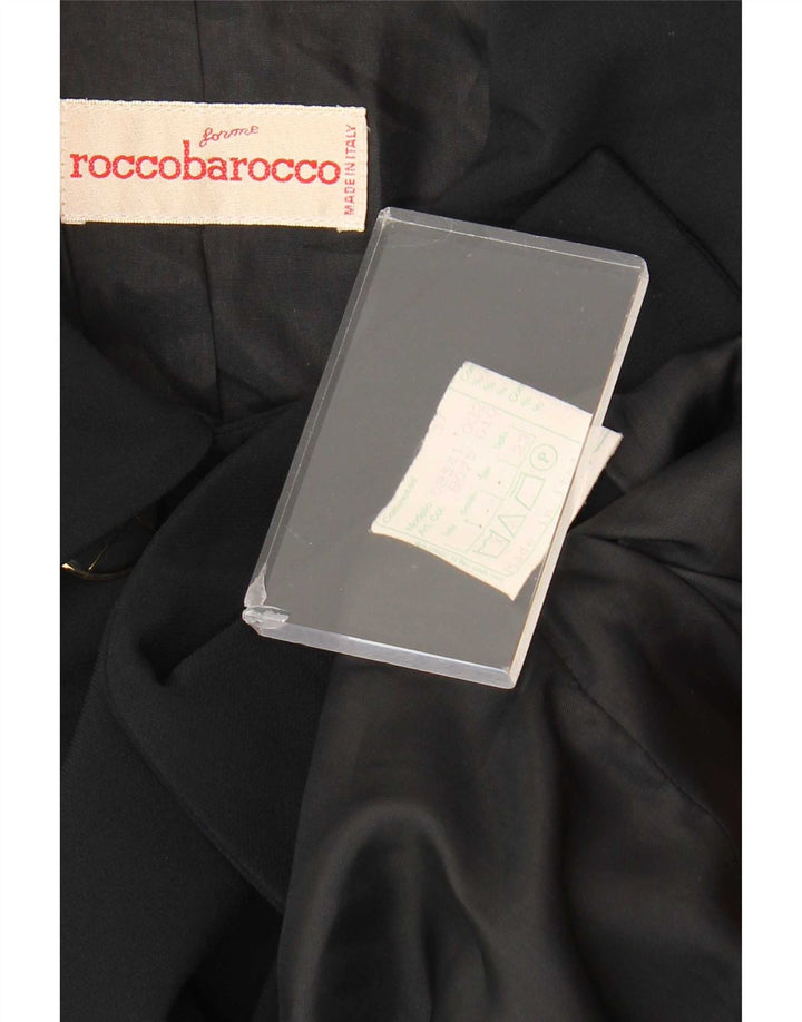 Roccobarocco Jachetă Blazer pentru femei la dublu piept UK 18 XL Bleumarin
