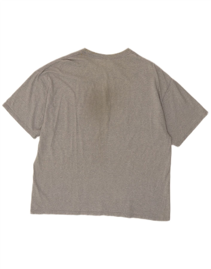 Tricou pentru bărbați CHAMPION Top mare, gri bumbac cu pete