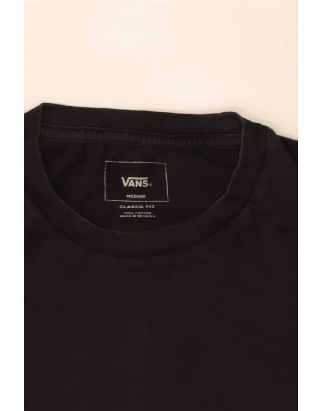 Tricou grafic Vans Classic Fit Top Bumbac mediu negru