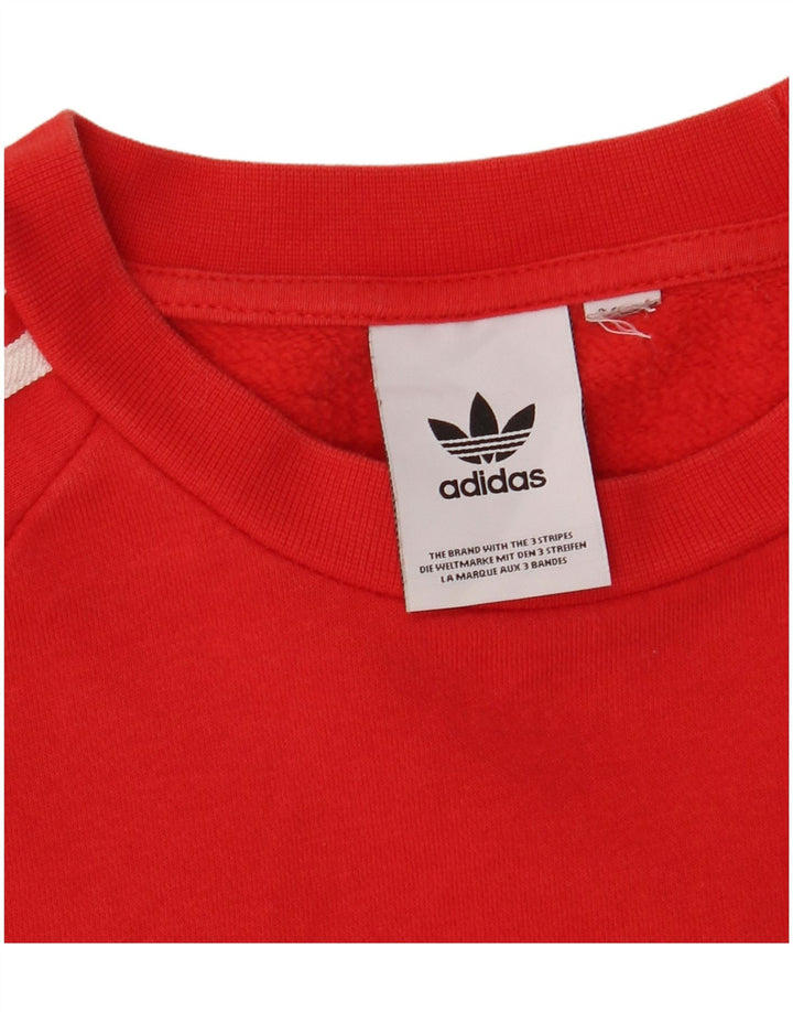Pulover pentru bărbați ADIDAS Roșu mediu