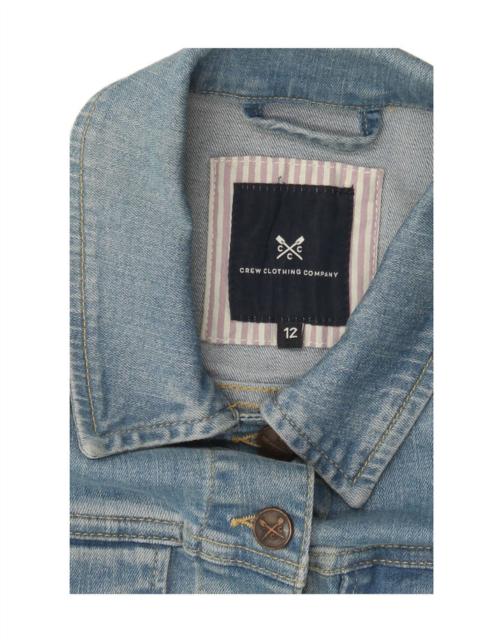 Crew Clothing Jachetă de blugi pentru femei UK 12 Medium Blue