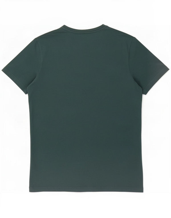 Tricou cu grafic Jack & Jones pentru bărbați, cu croială obișnuită, top din bumbac verde mediu