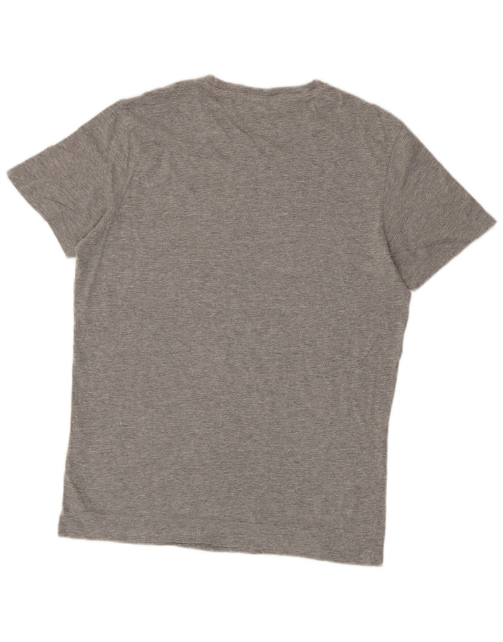 Tricou Jack & Jones Core Graphic pentru bărbați Top din bumbac gri mediu