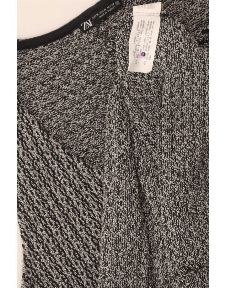 Vest Vest Top Femei Zara UK 12 Medium Gri Poliester