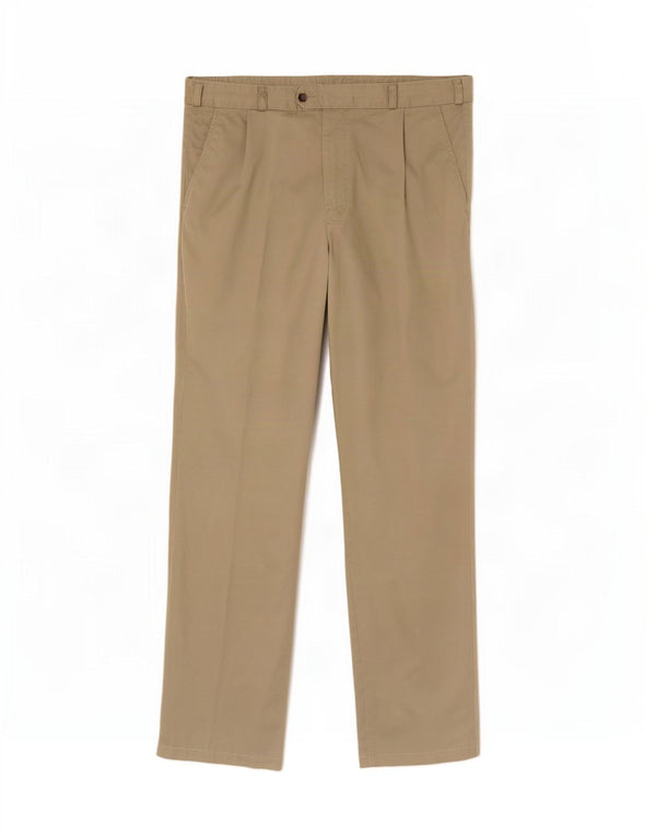 Pantaloni de costum pentru bărbați Liberty cu cuțit, L38 L31, bumbac bej