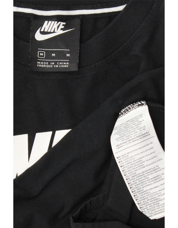 Body grafic Nike pentru femei UK 12 bumbac mediu negru
