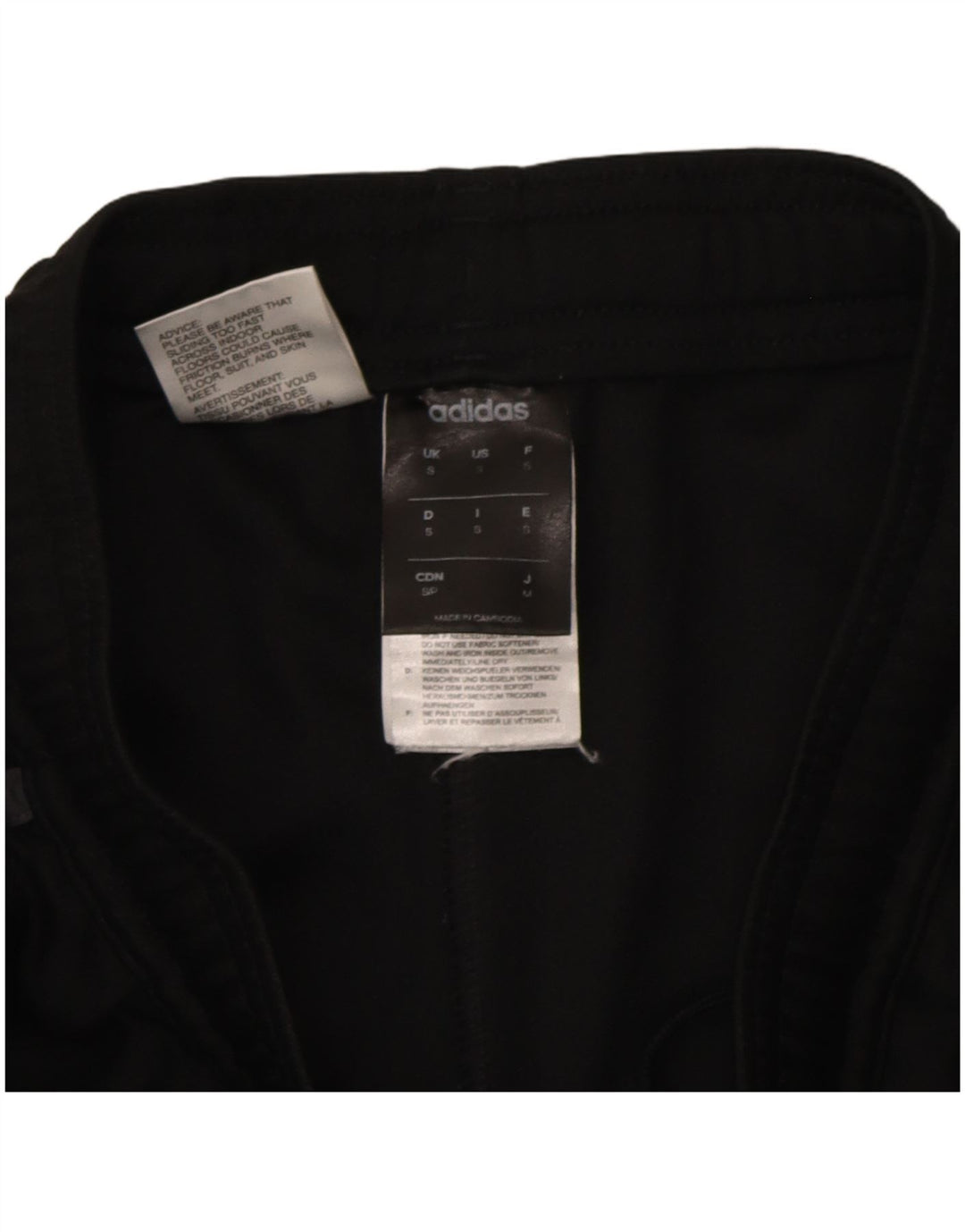 Pantaloni de trening Adidas Climalite pentru bărbați, poliester negru mic