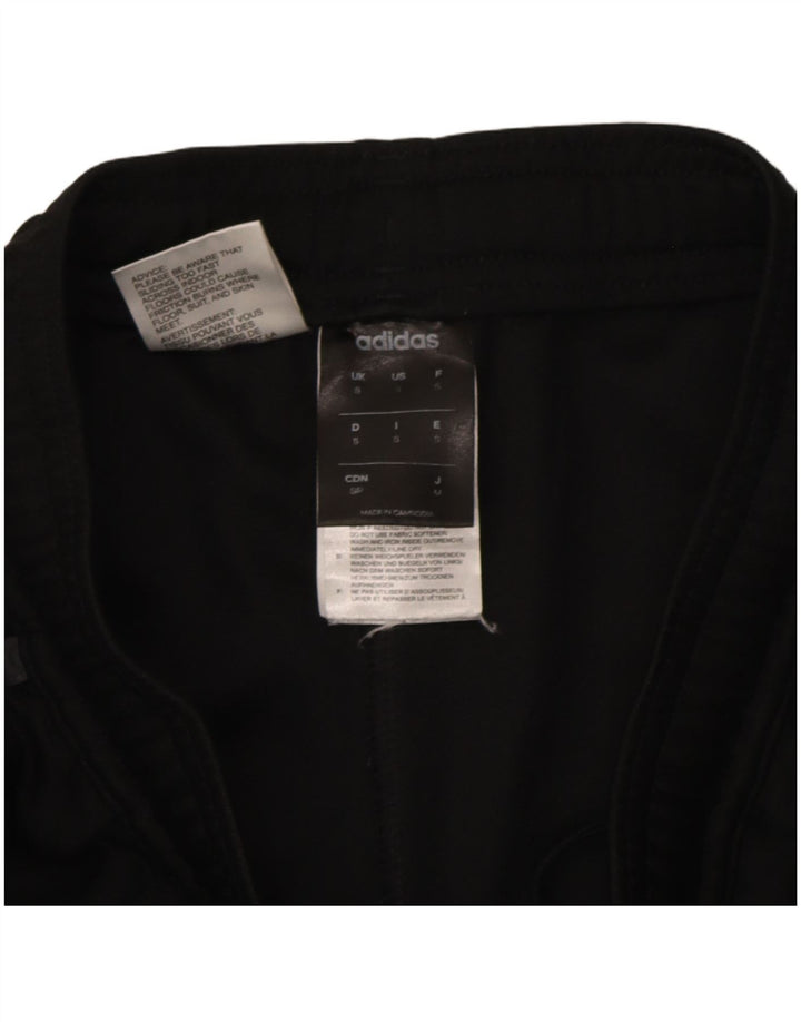 Pantaloni de trening Adidas Climalite pentru bărbați, poliester negru mic