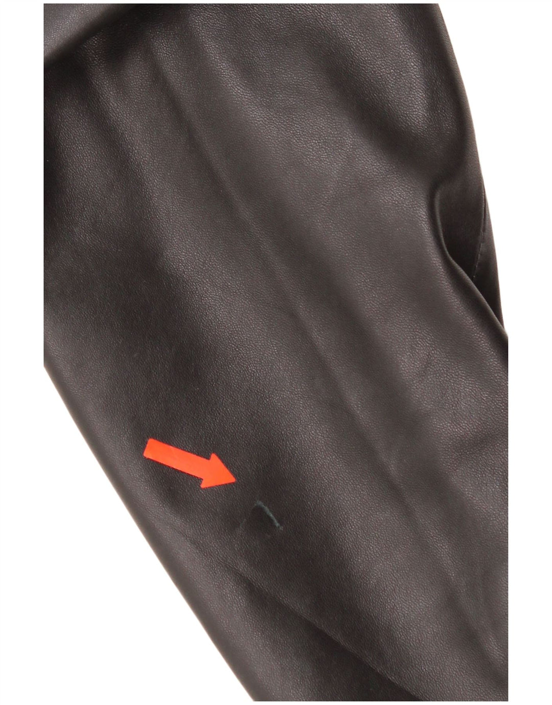 Jachetă de piele vintage pentru femei UK 14 Medium Black Leather