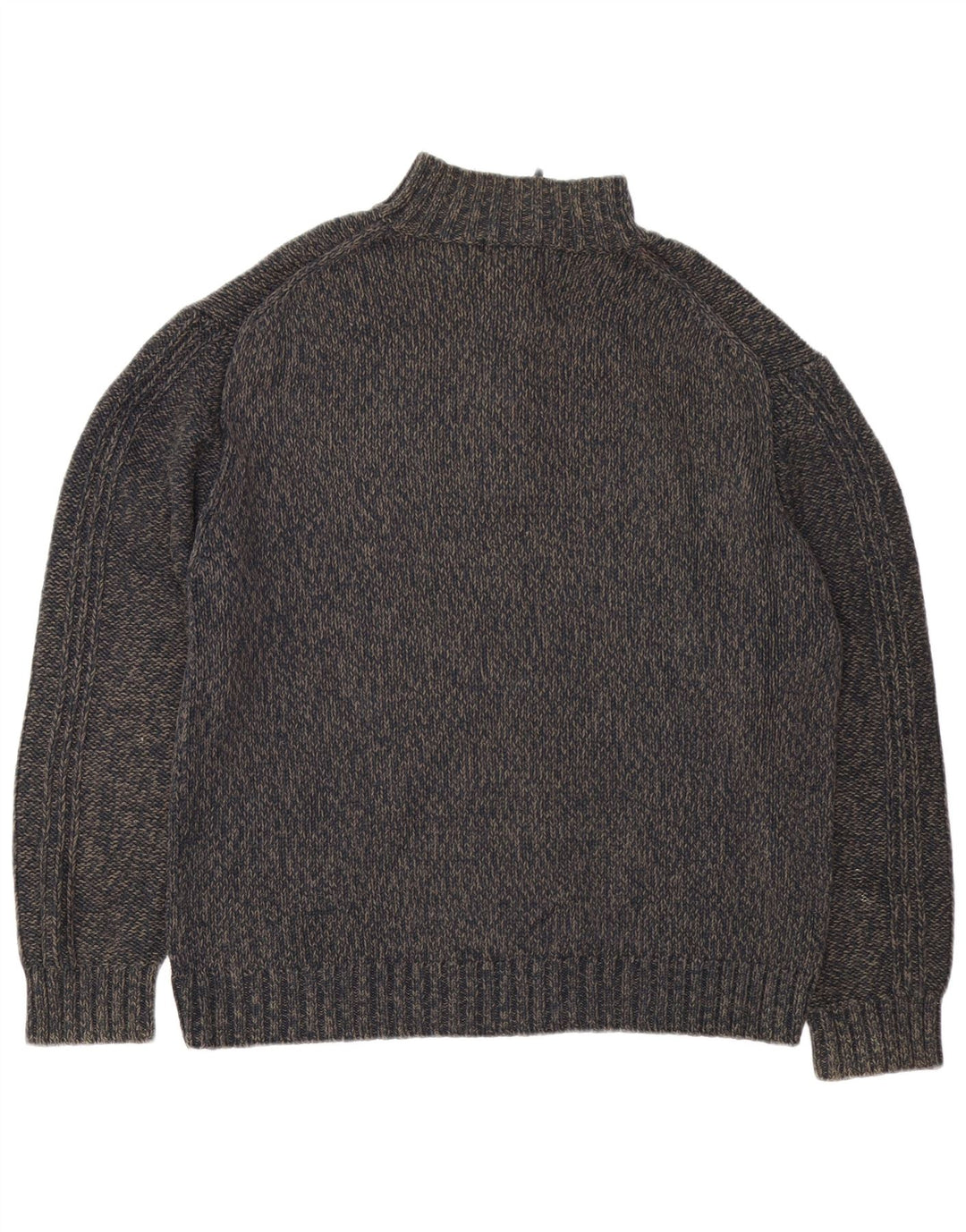 Pulover pentru bărbați Marks & Spencer, Blue Harbour, cu fermoar, cu gât, XL, bleumarin