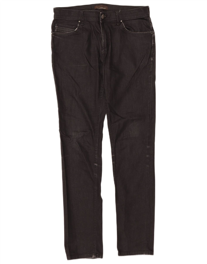 Blugi slim pentru bărbați Zara EU 40 Medium W31 L31 Bumbac negru