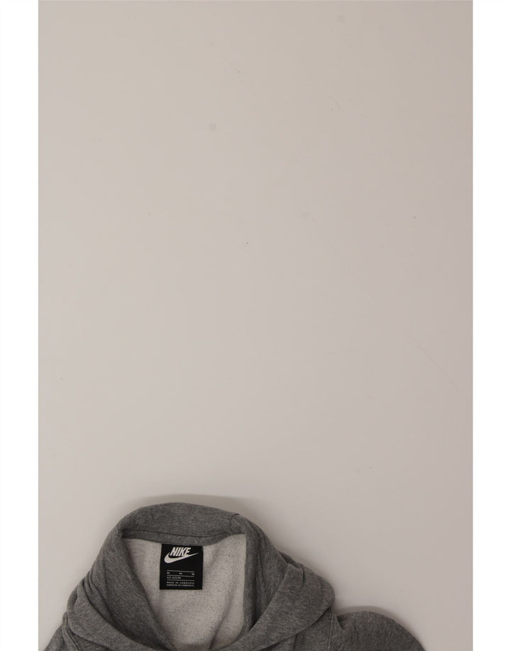 NIKE Boys Hoodie Jumper 10-11 Years Medium Grey Cotton Vintage Nike and Second-Hand Nike from Messina Hembry 