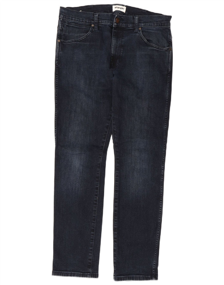 WRANGLER Blugi Larston Slim pentru bărbați W32 L32 Bumbac albastru