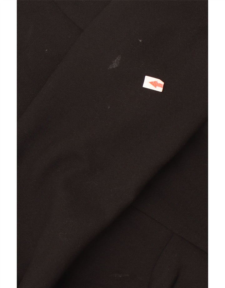 Palton dublu pentru femei Zara UK 12 Poliester negru mediu