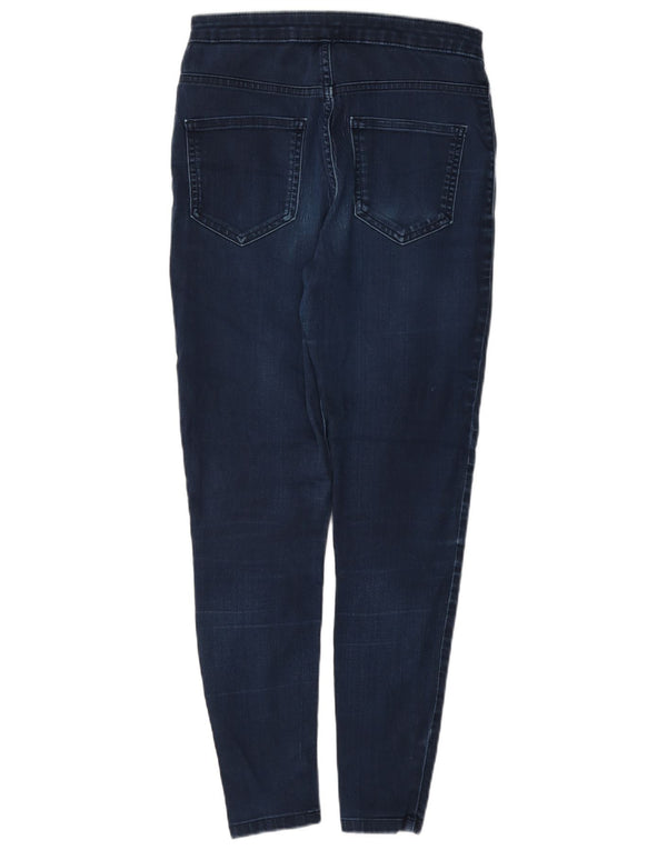 Blugi skinny pentru femei Marks & Spencer UK 10 mici W27 L27 bleumarin bumbac