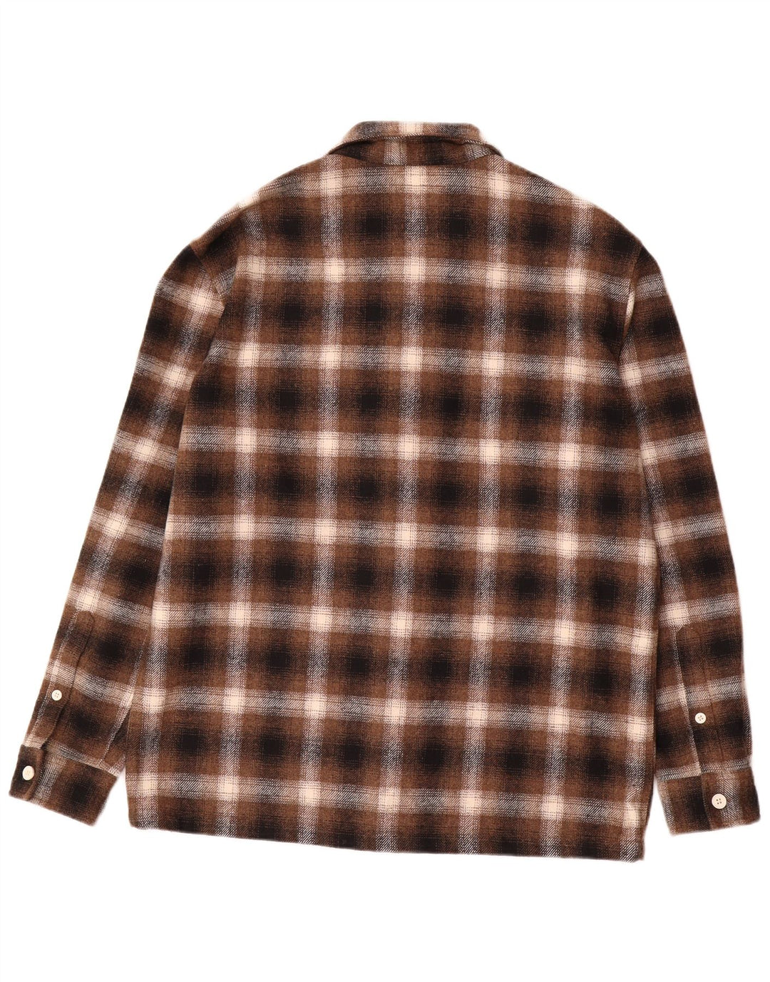 Cămașă Jack Wills pentru bărbați Cămașă de flanel, maro mediu, carouri