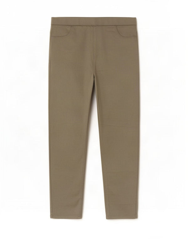 Marks & Spencer blugi jegging crop pentru femei UK 16 mare L34 L25 bumbac kaki