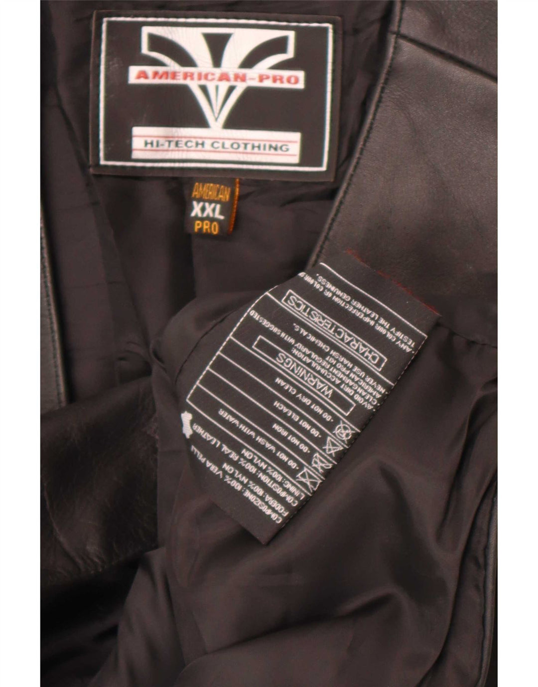 Vestă din piele vintage pentru bărbați 2XL neagră