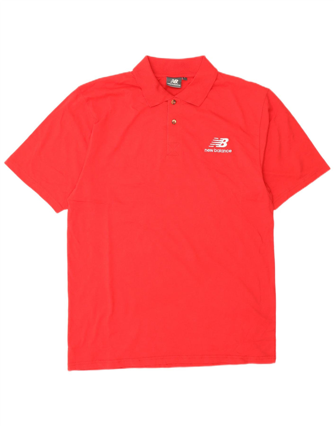 Tricou polo pentru bărbați New Balance, bumbac roșu mare