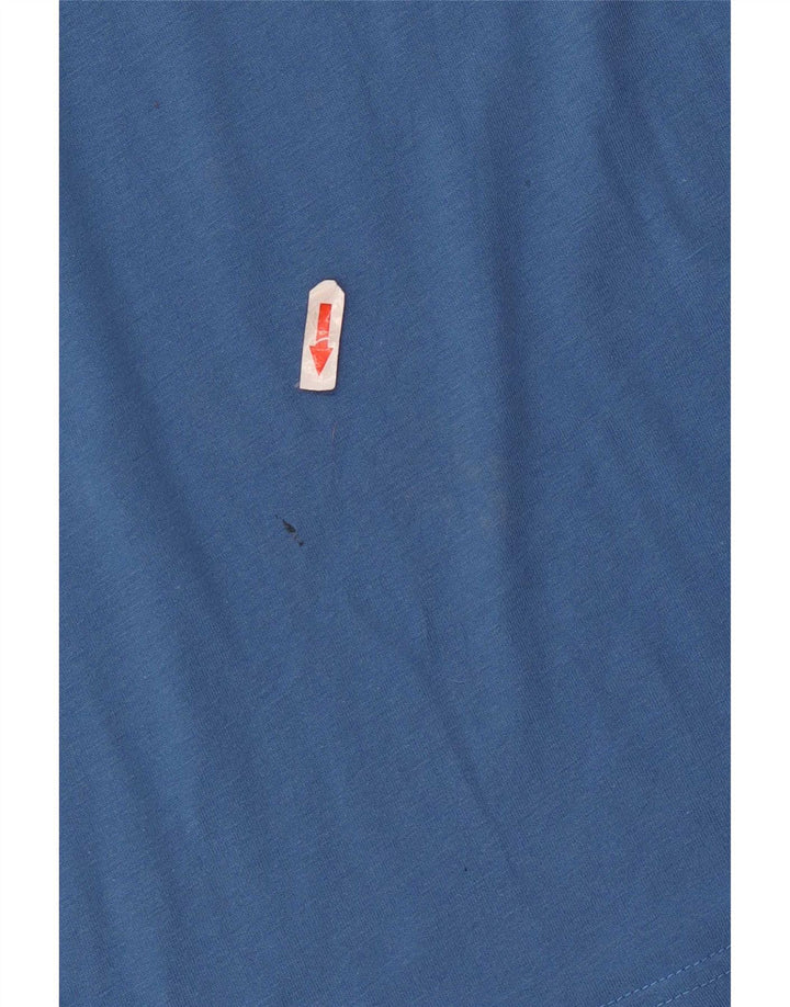 Tricou grafic pentru bărbați Caterpillar Top XL poliester albastru
