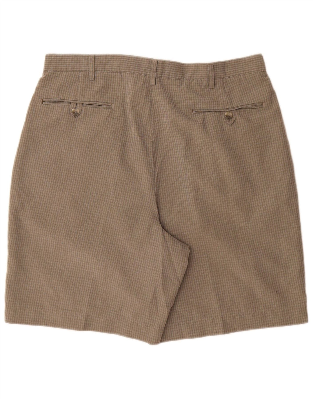 Pantaloni scurți chino pentru bărbați Marks & Spencer W36 Large Green Check Poliester
