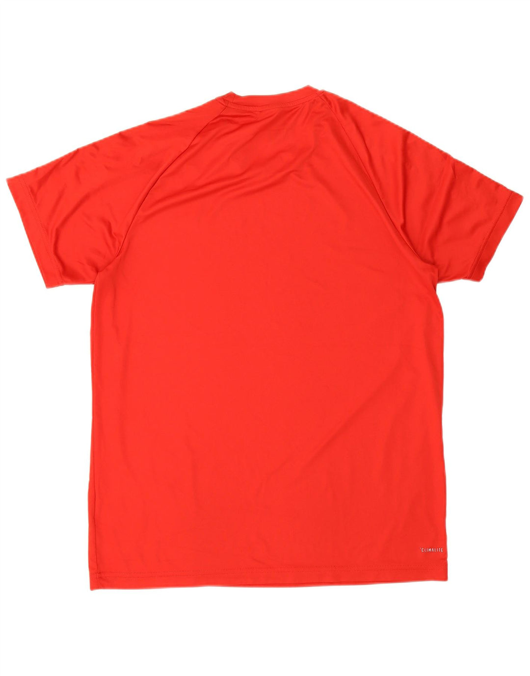 Adidas Mens Climalite T-Shirt Top Large Red Polyester