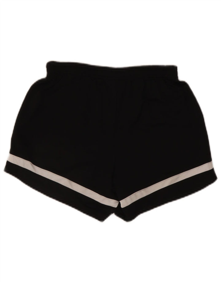Pantaloni scurți sport Nike Dri Fit pentru femei UK 8 Small, negru, poliester color bloc