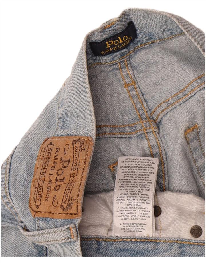 POLO RALPH LAUREN Blugi Drepți Femei L26 L26 Bumbac Patchwork Albastru