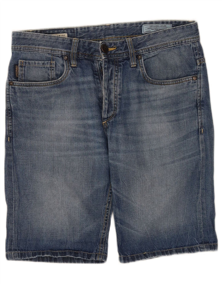 Pantaloni scurți din denim cu ajustare normală pentru bărbați W32 Medium