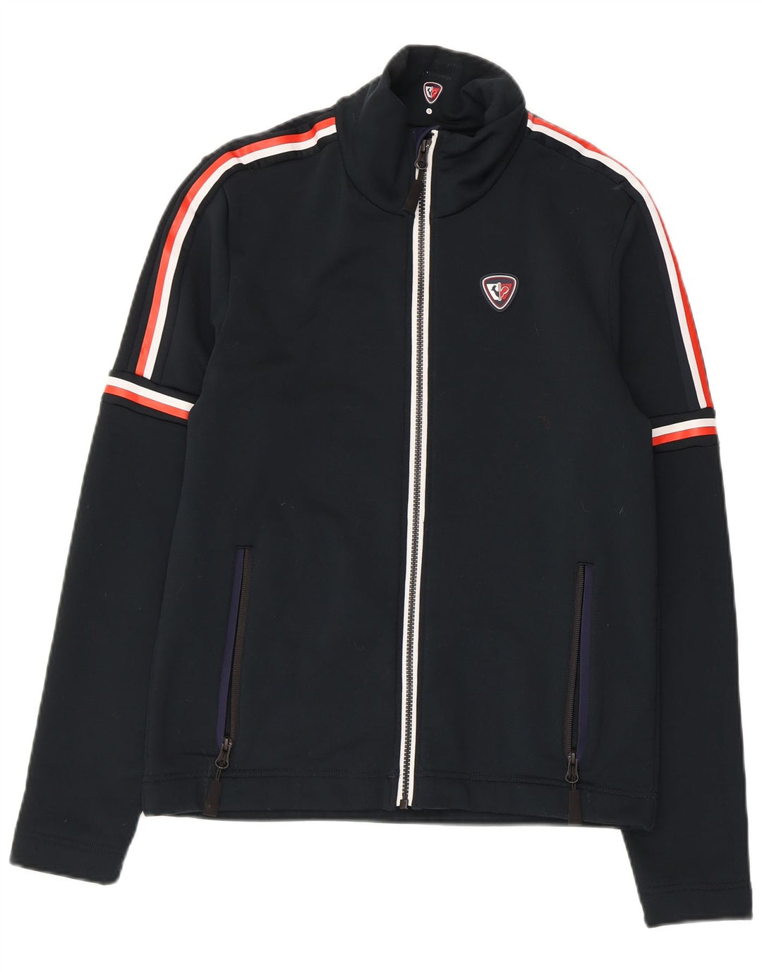 Jachetă de trening pentru femei Tommy Hilfiger UK 10 Poliester bleumarin mic