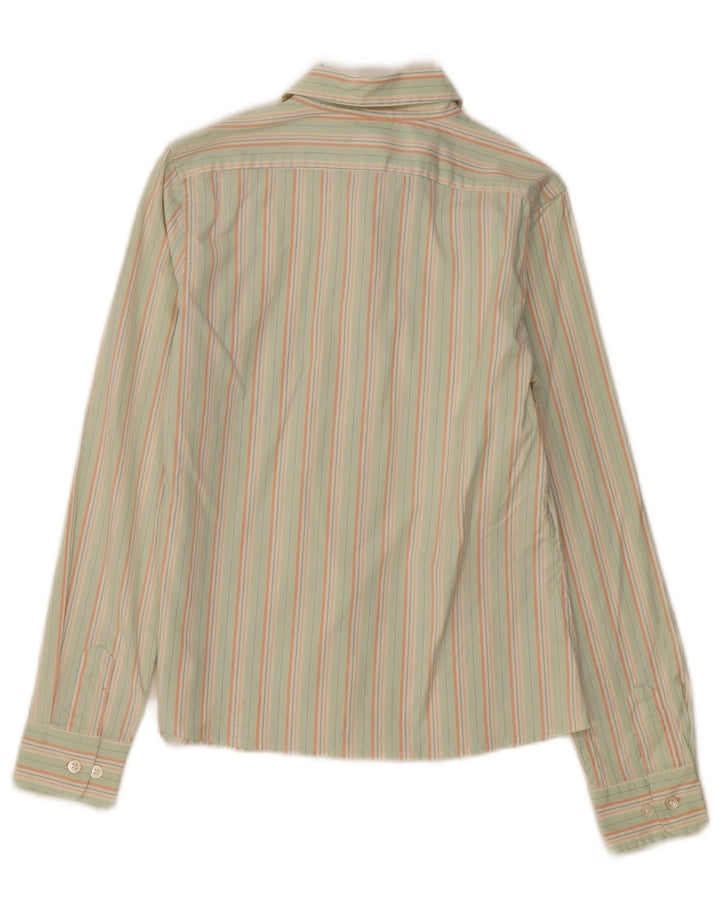 Cămașă pentru femei GAP UK 10 Bumbac cu dungi verzi mici